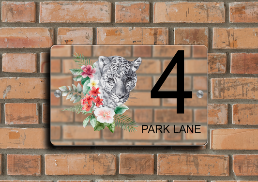 Door Sign Leopard 44