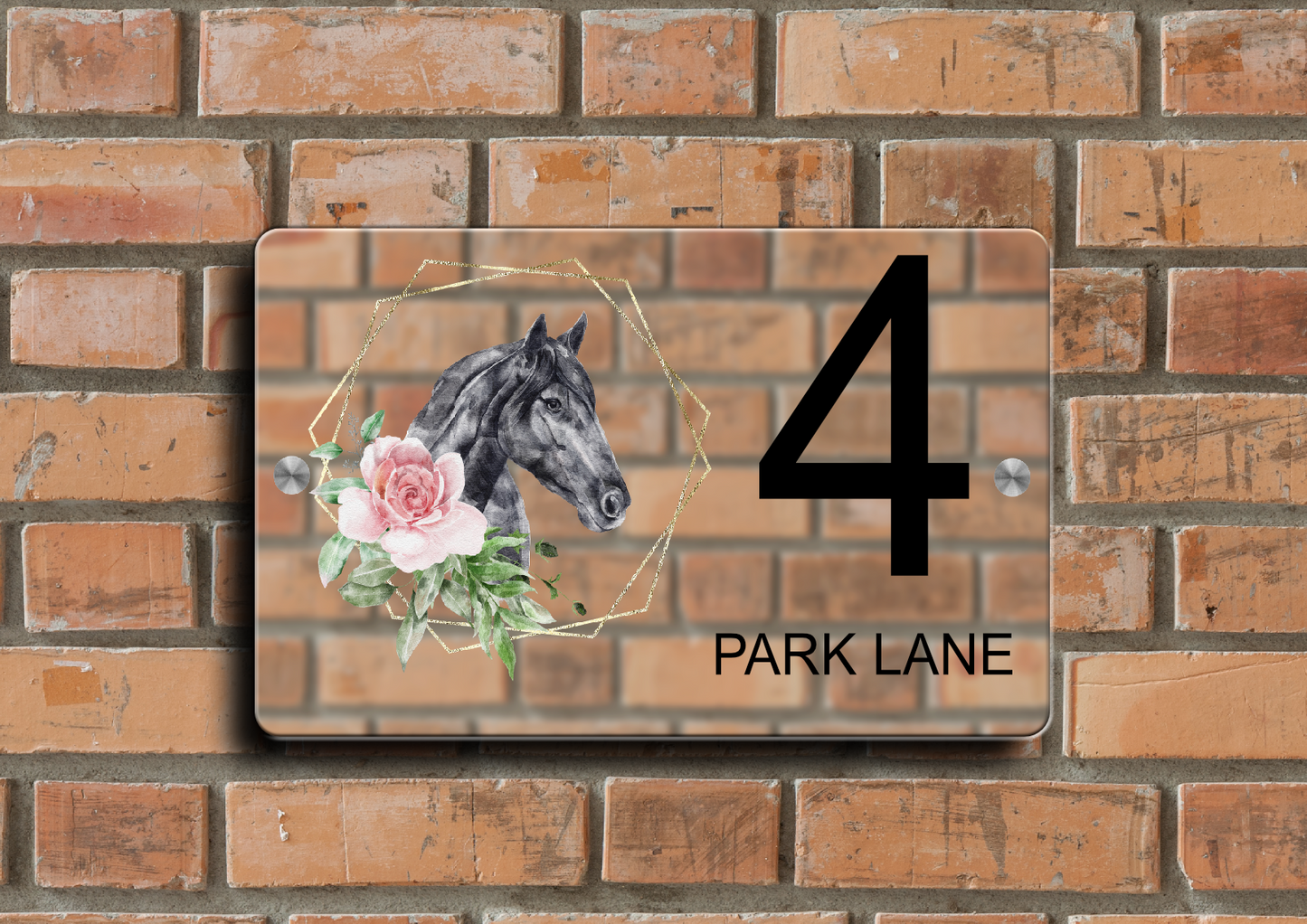 Door Sign Horse 46