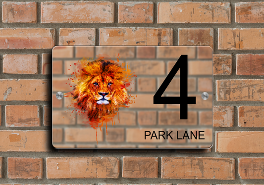 Door Sign Lion 47