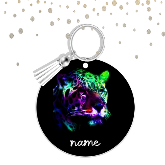 Personalised Tiger Keyring 003