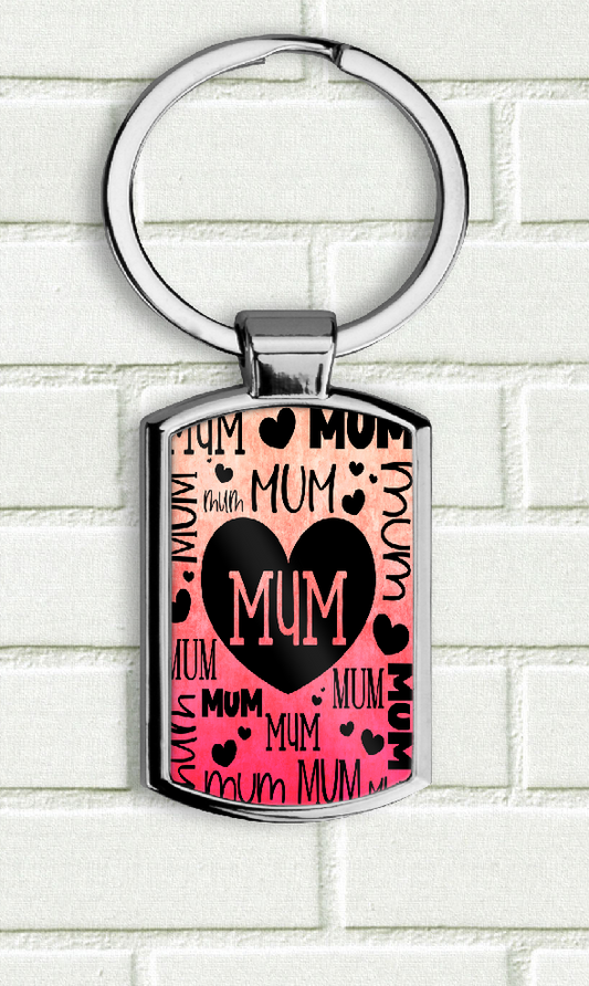 Personalised Mum Keyring 032