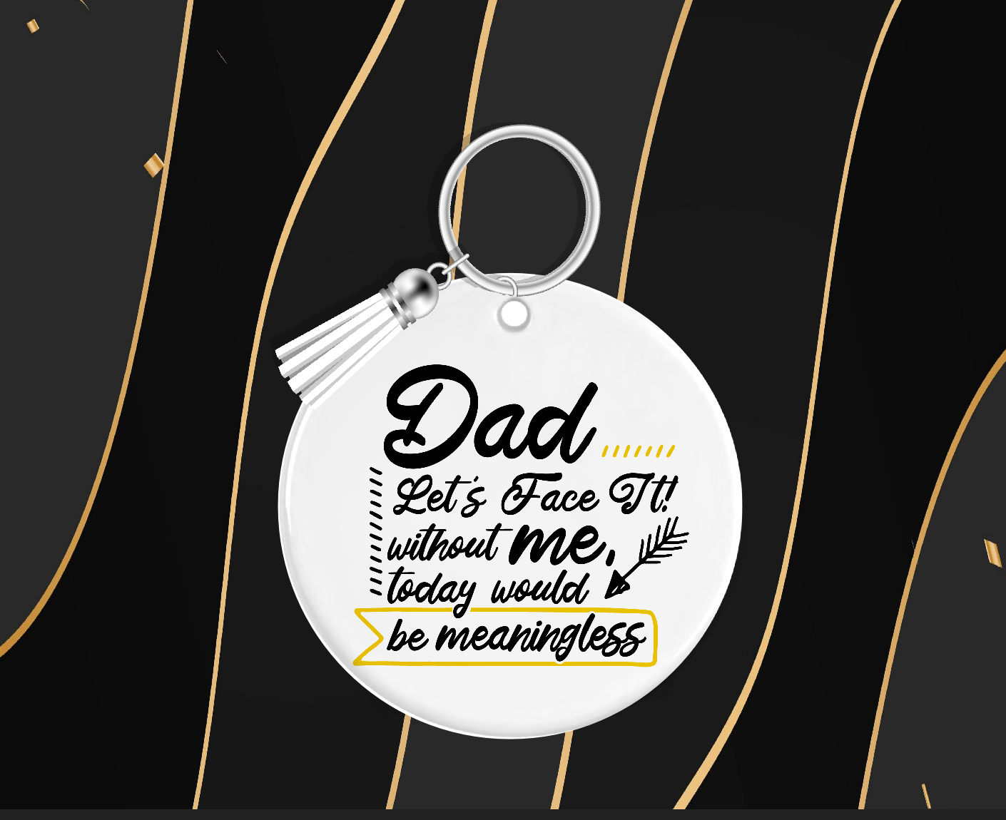 Personalised Dad Keyring 52