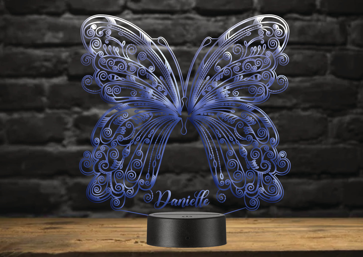 Personalised Night Light Butterfly    06