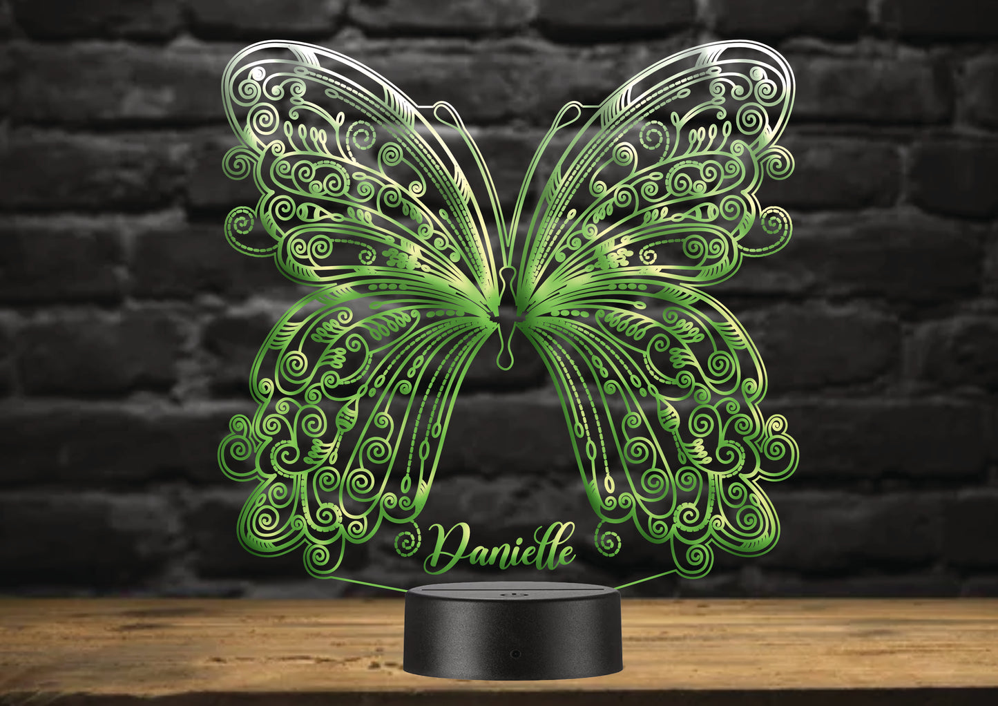 Personalised Night Light Butterfly    06