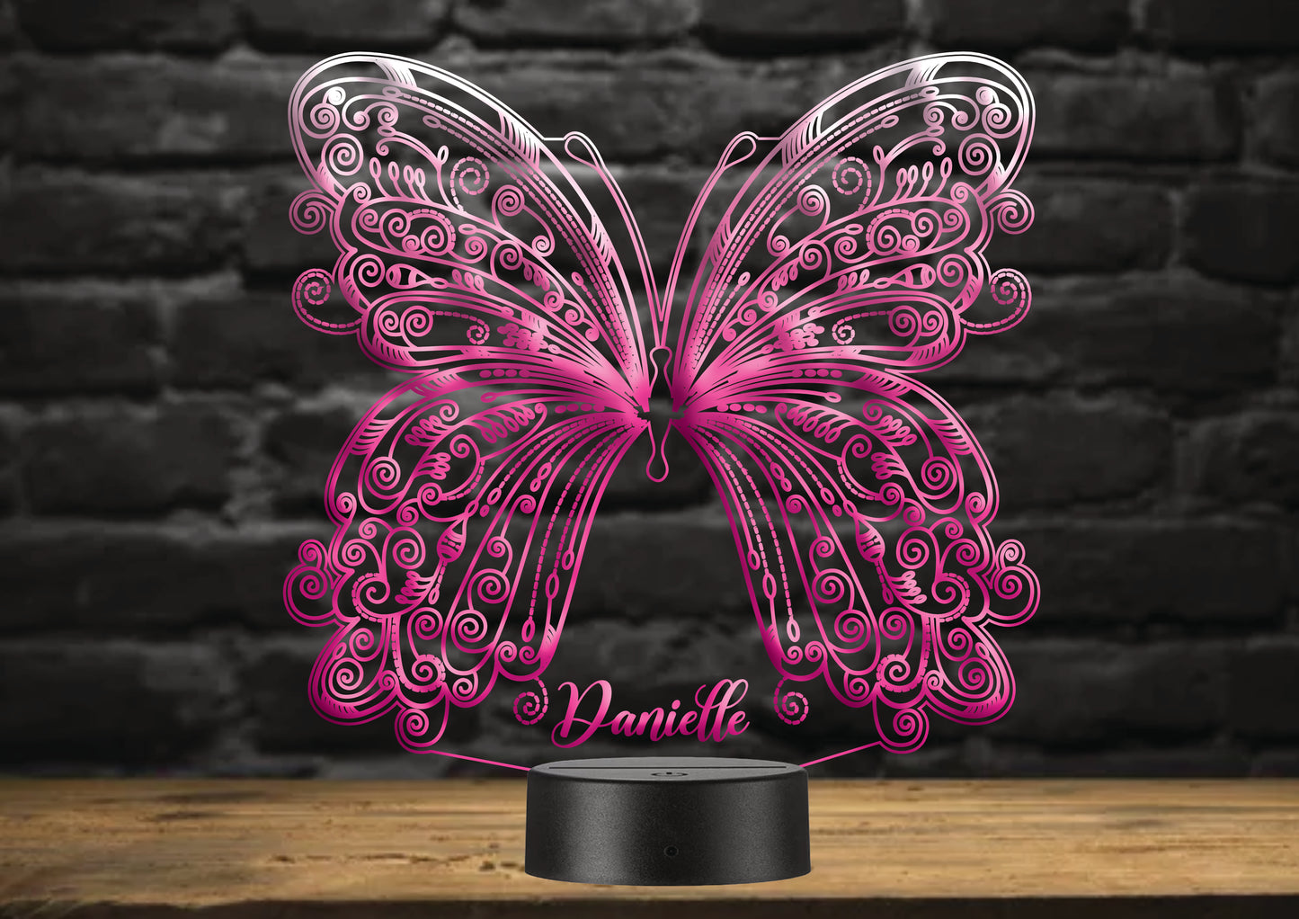 Personalised Night Light Butterfly    06