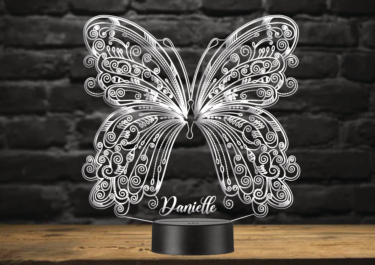 Personalised Night Light Butterfly    06