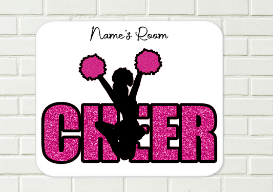 Personalised Cheerleader Aluminium Sign  20