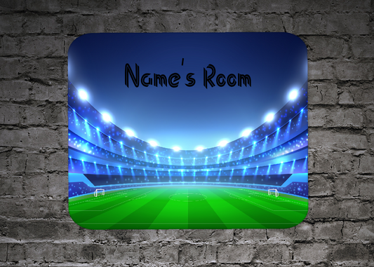 Personalised Football Aluminium Sign  36