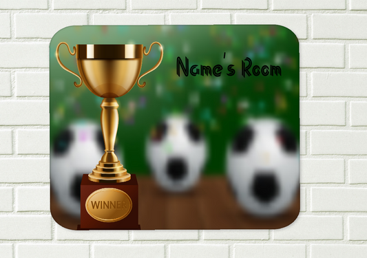 Personalised Football Aluminium Sign  37