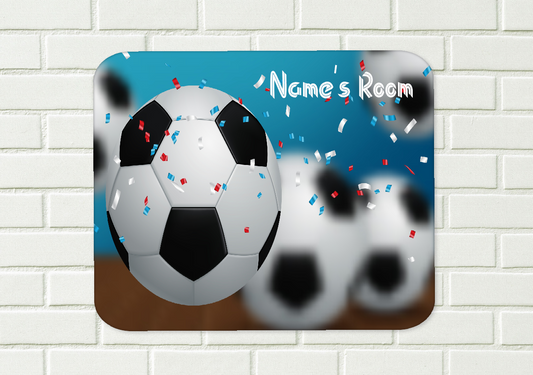 Personalised Football Aluminium Sign  38