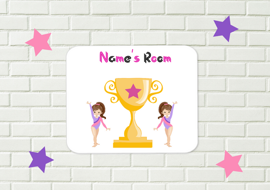 Personalised Gymnastics Aluminium Sign  47