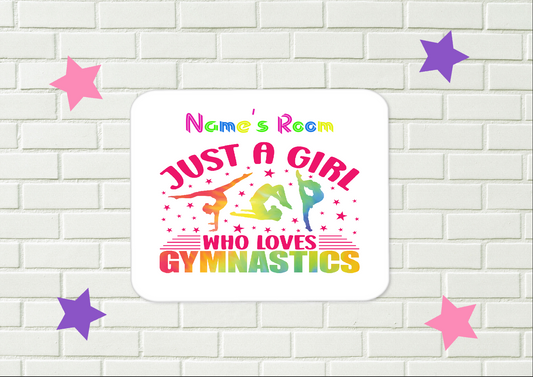 Personalised Gymnastics Aluminium Sign  53