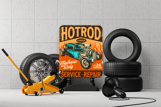 Hotrod Aluminium Sign  82