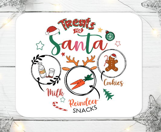 Santa's Milk And Cookies Aluminium Sign 87