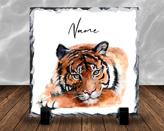 Personalised Photo Slate Tigers 06