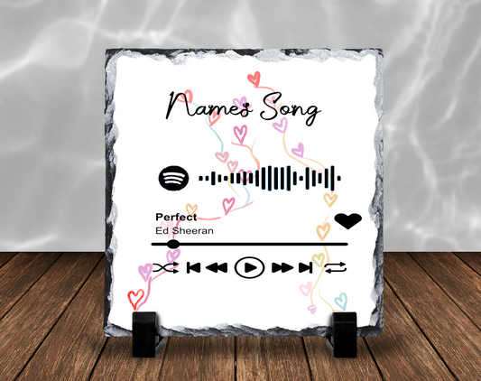 Personalised Photo Slate Any Song  11