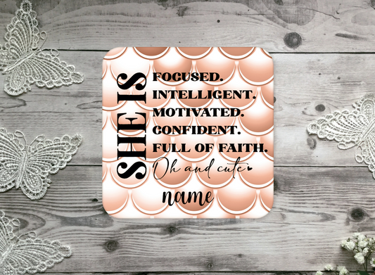 Affirmation Gift Coaster