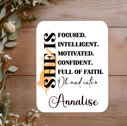 Aluminium Sign affirmation