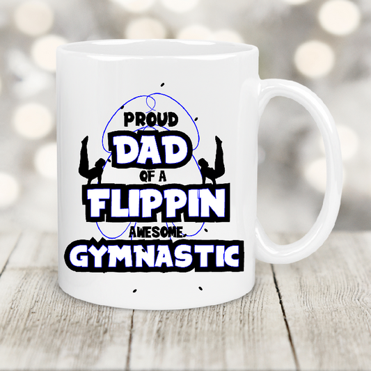 Personalised Gift Cup Gymnast Dad     106