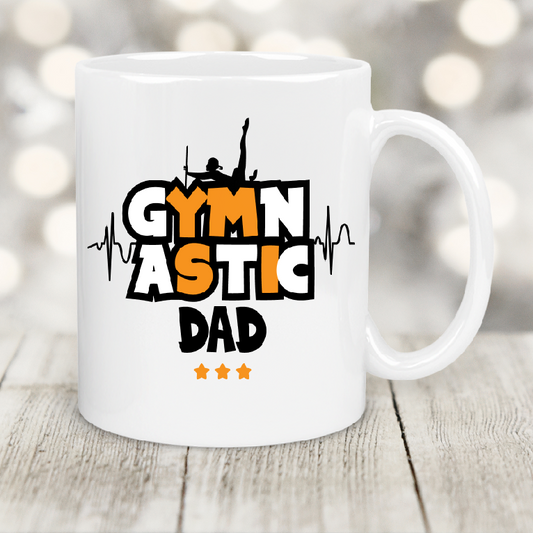 Personalised Gift Cup Gymnast Dad     107