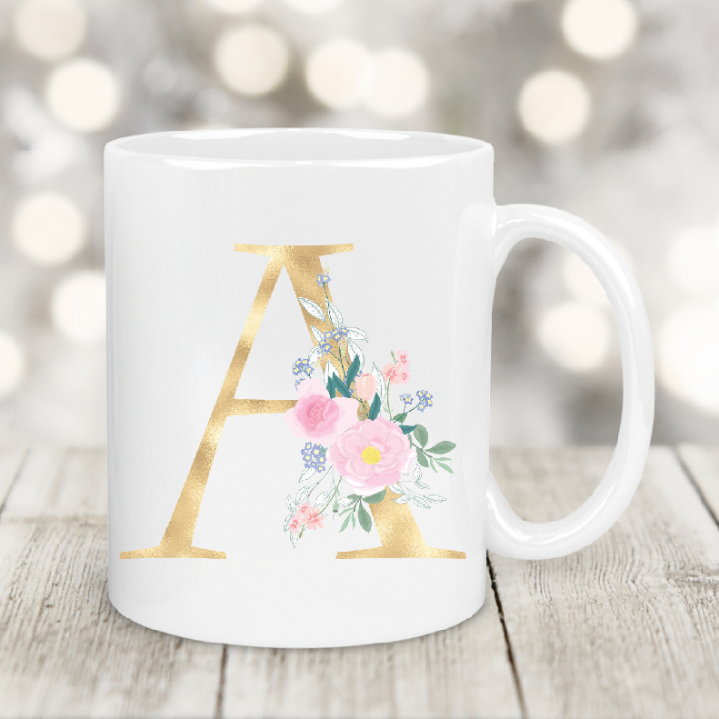 Personalised Gift Cup Initials    110