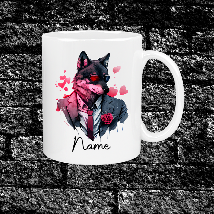 Personalised Gift Cup Wolf  25