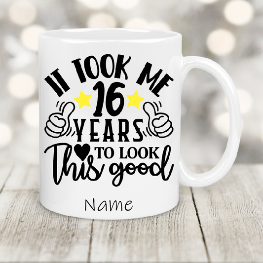 Personalised Gift Cup 16th birthday  30