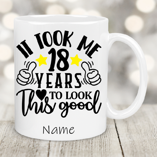 Personalised Gift Cup 18th birthday  32