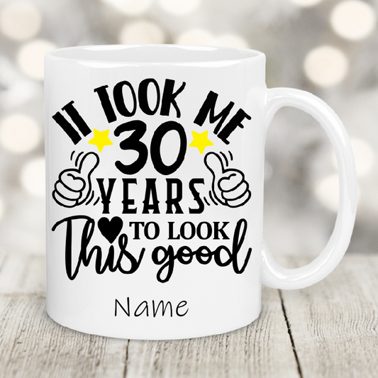 Personalised Gift Cup 30th birthday  36