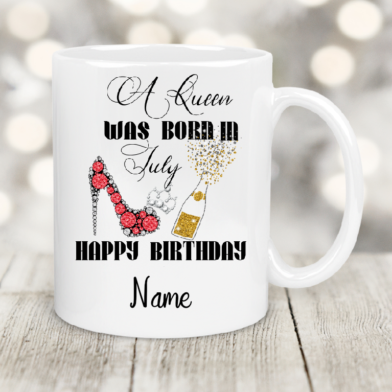 Personalised Gift Cup July Birthday Girl  44