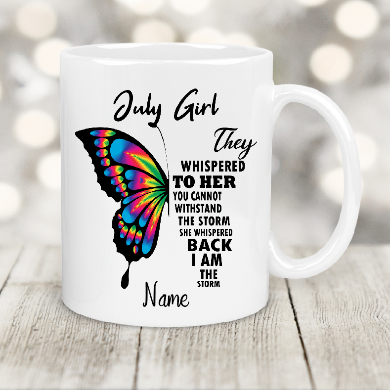 Personalised Gift Cup July Birthday Girl  45