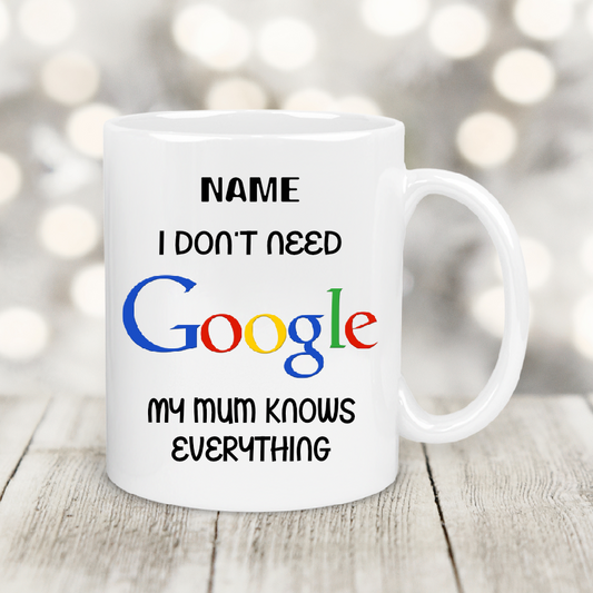 Personalised Gift Cup Google   86