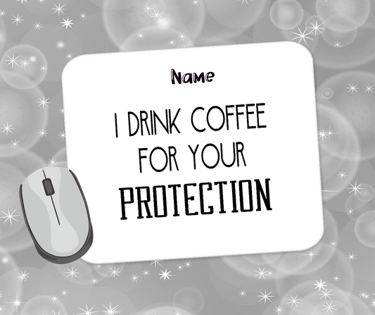 Personalised Mouse Mat Coffee  09