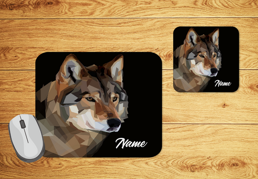 Personalised Mouse Mat And Coaster  62