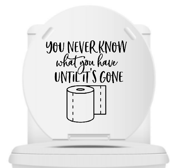 Toilet Seat Decal  11